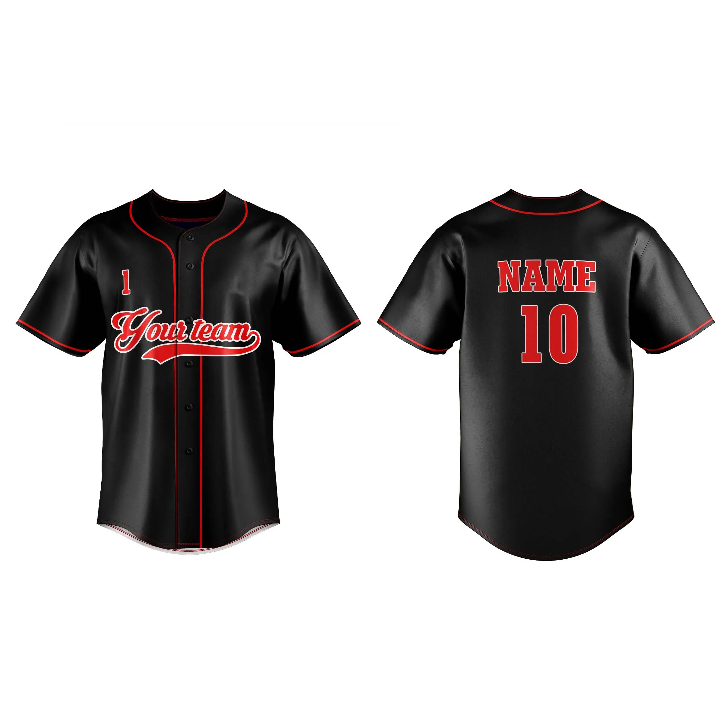 Sublimated baseball jersey 1002
