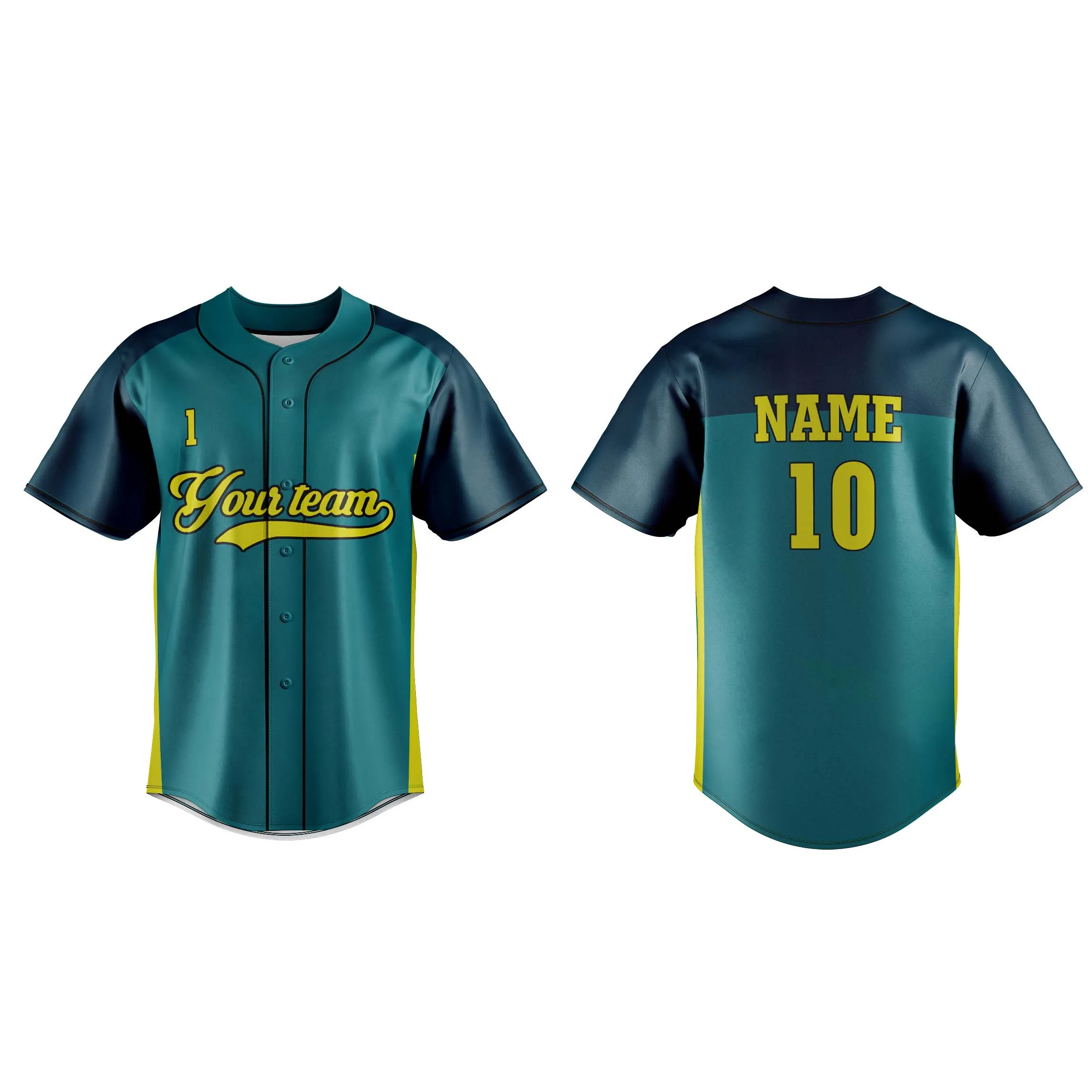 Sublimated baseball jersey 1011