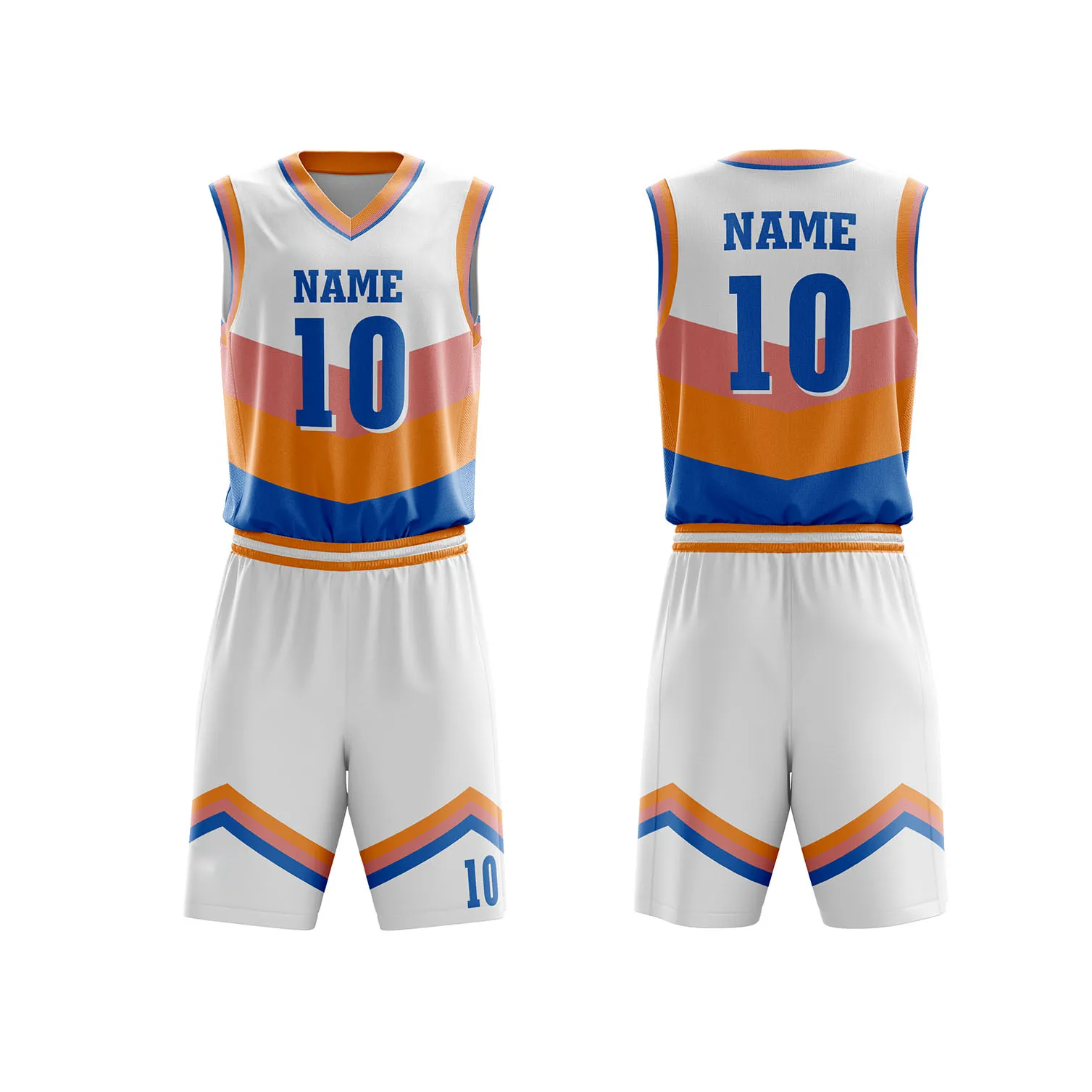 Sublimated Basket ball uniform 1014