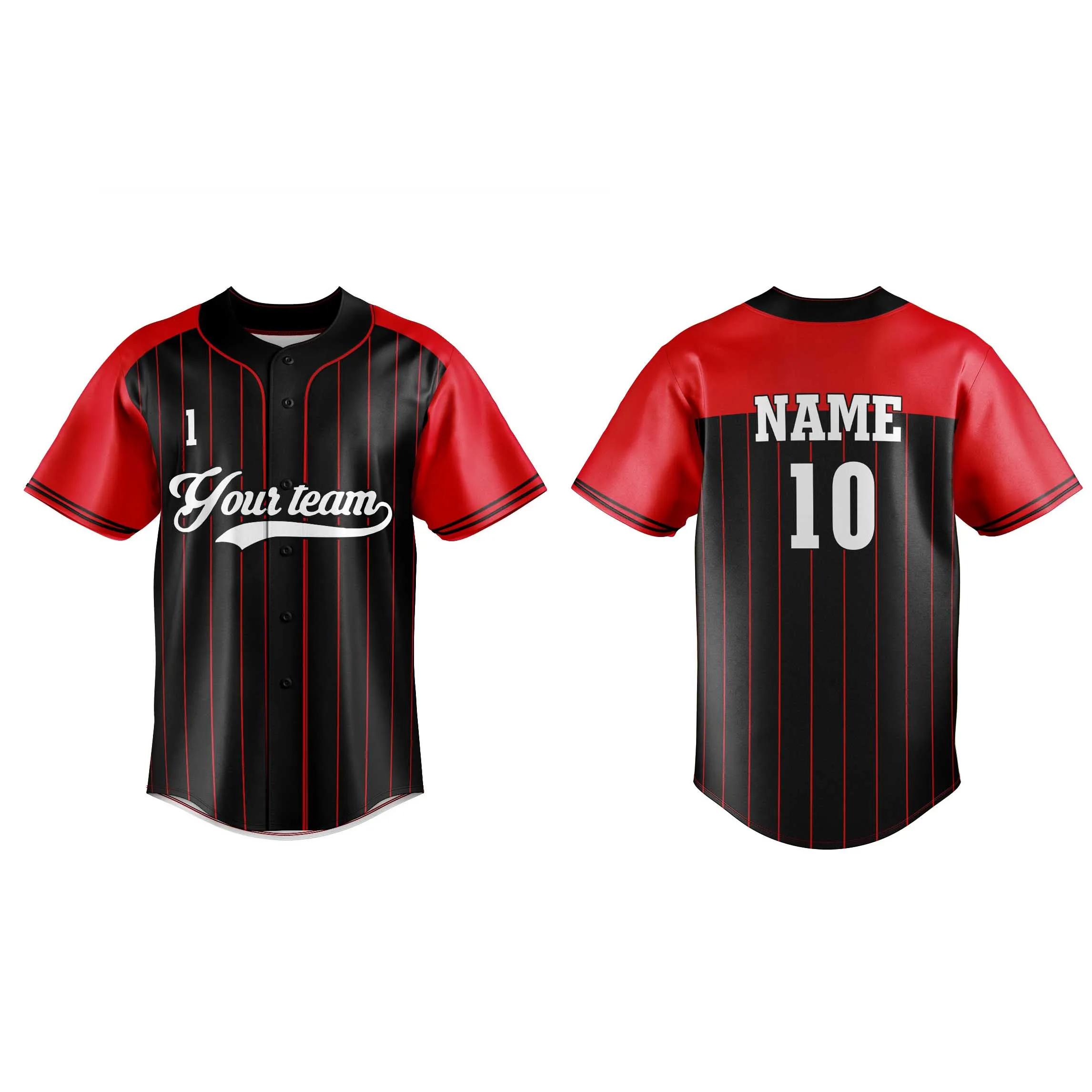Sublimated baseball jersey 1015