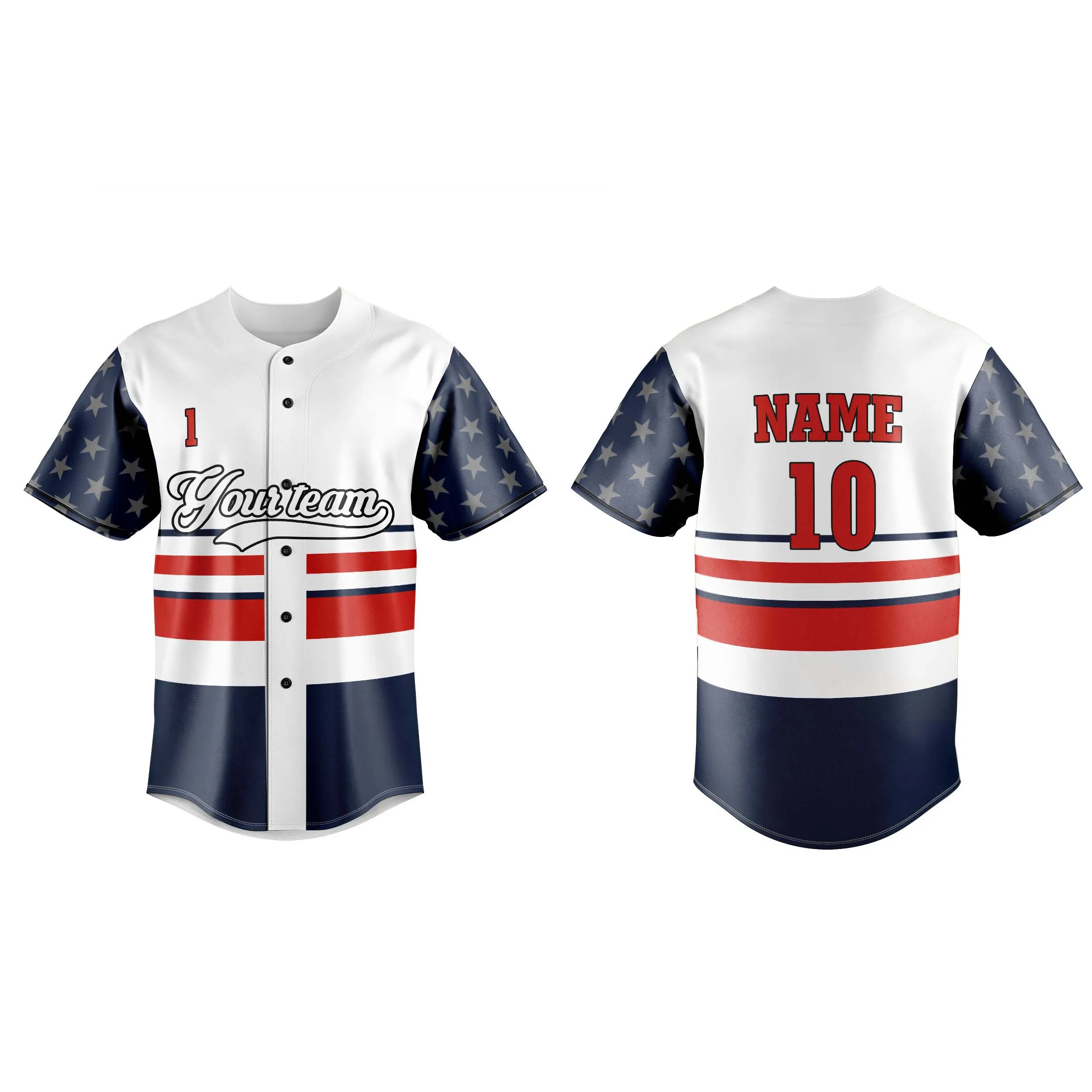 Sublimated baseball jersey 1016