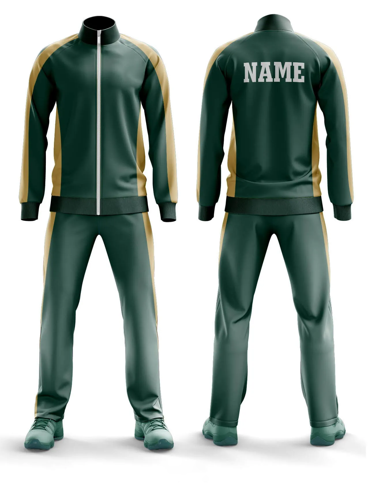 Sublimated custom track suite 1017
