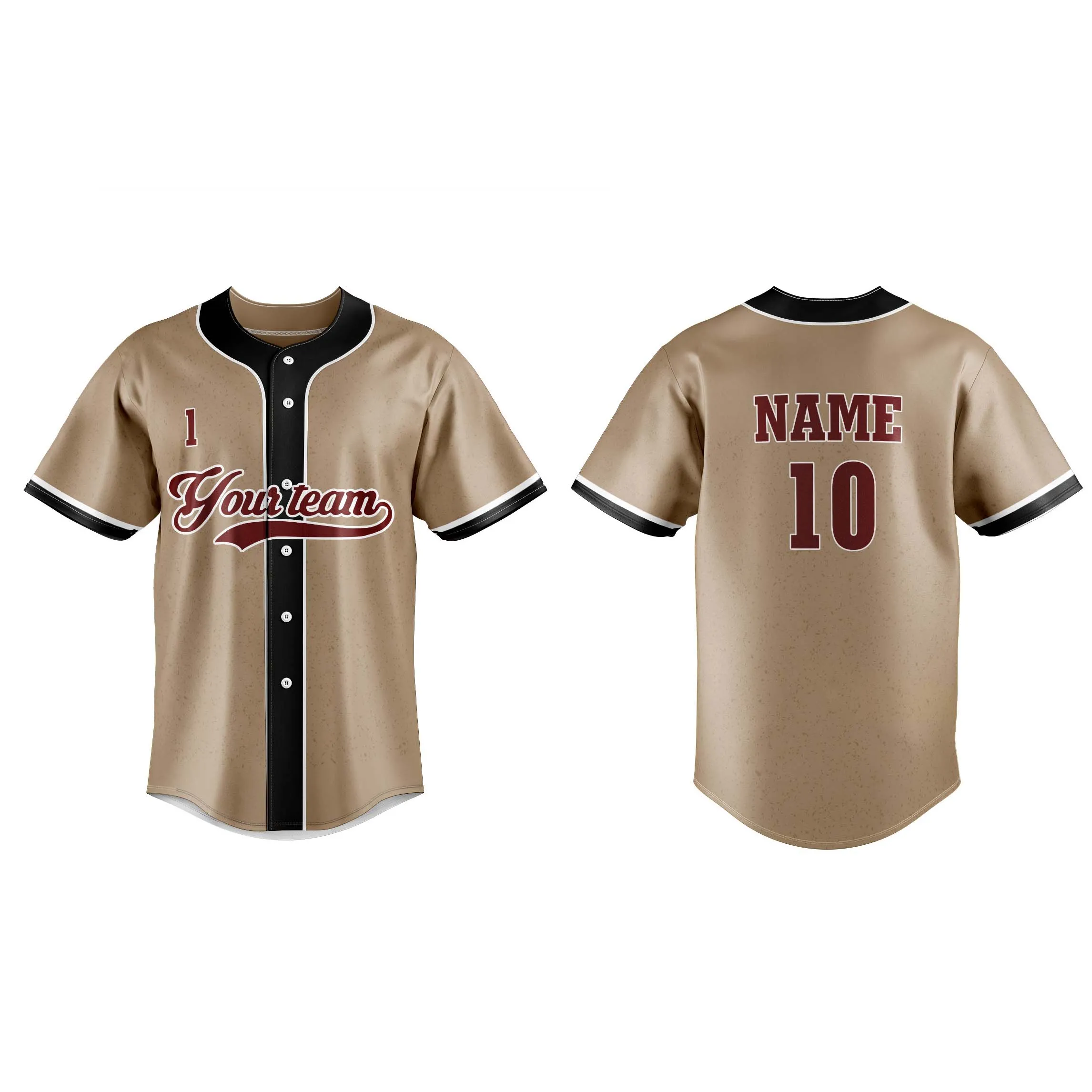 Sublimated baseball jersey 1021