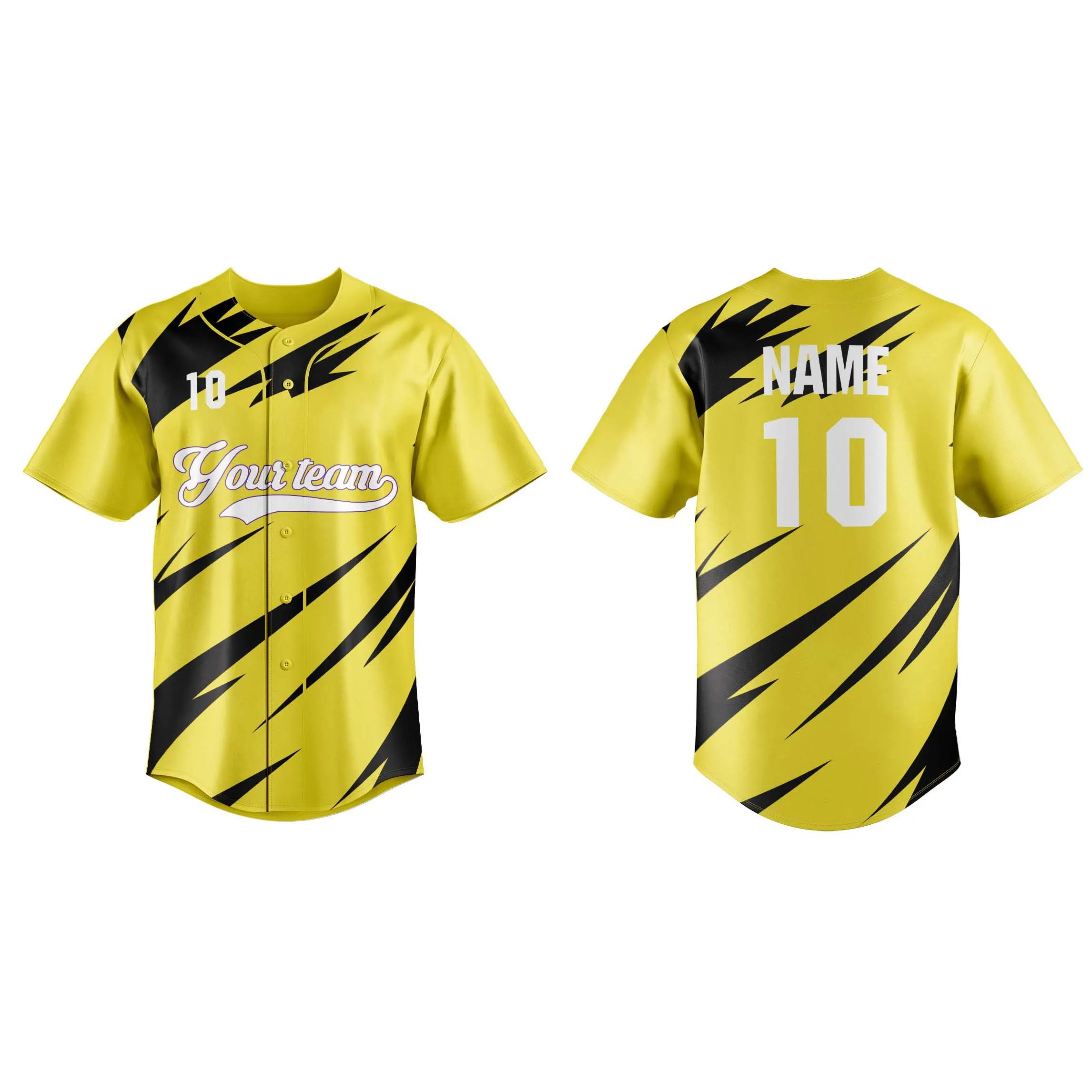 Sublimated baseball jersey 1055
