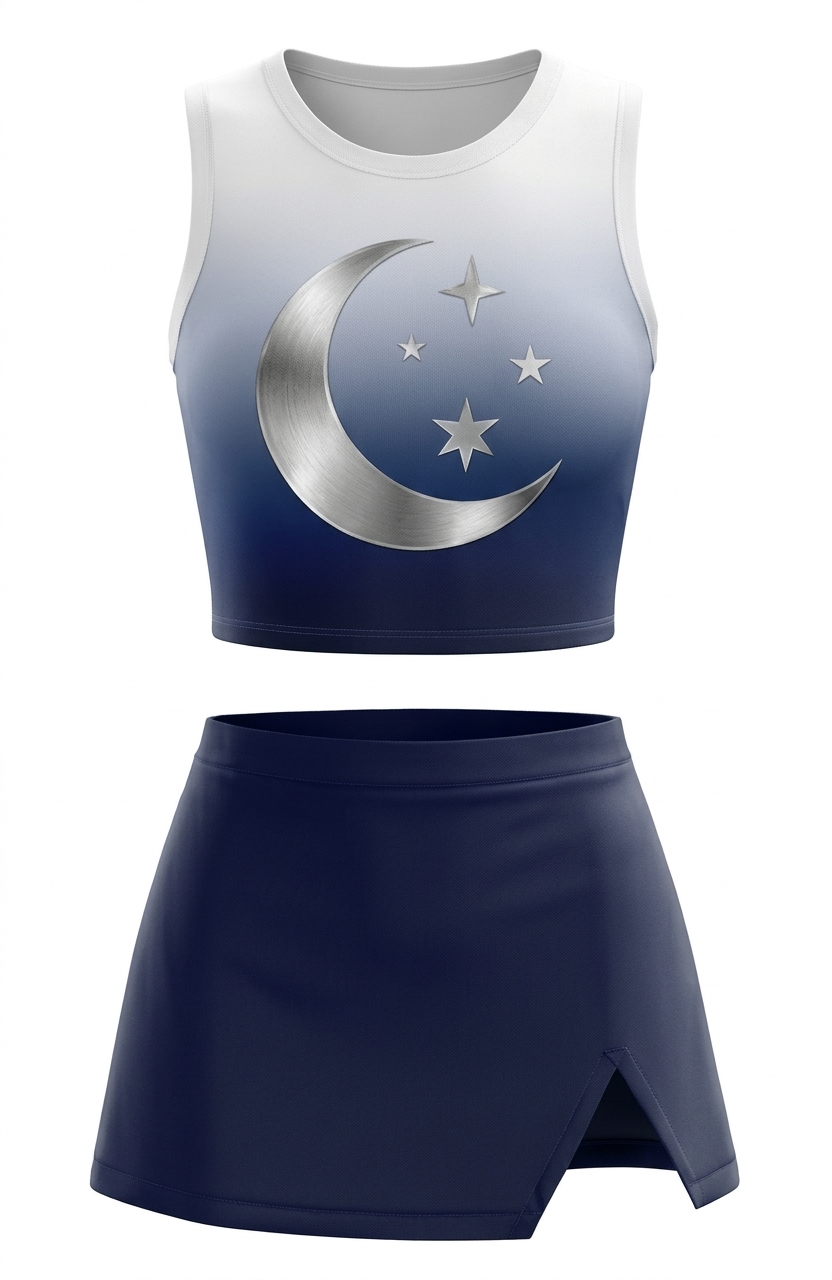 Sublimated custom Cheer Leader uniform 01