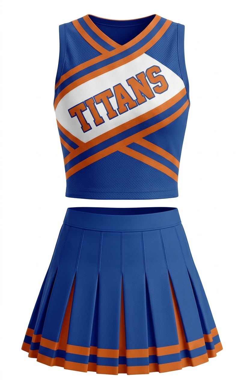 Sublimated custom Cheer Leader uniform 17