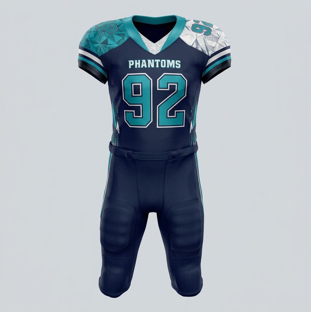 Sublimated custom Ameerican Football uniform 05