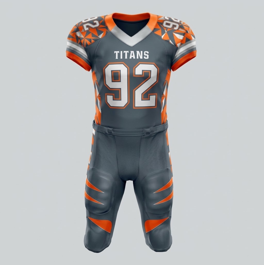 Sublimated custom Ameerican Football uniform 10