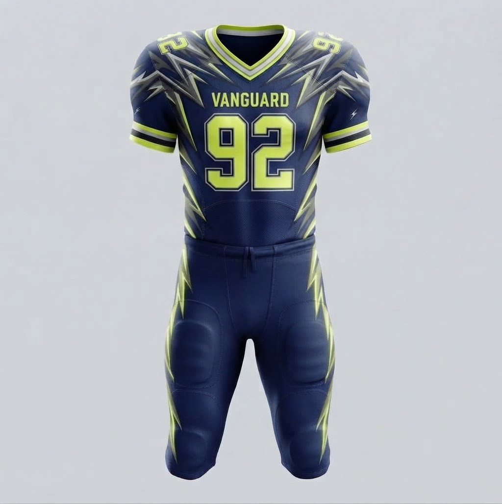 Sublimated custom Ameerican Football uniform 17