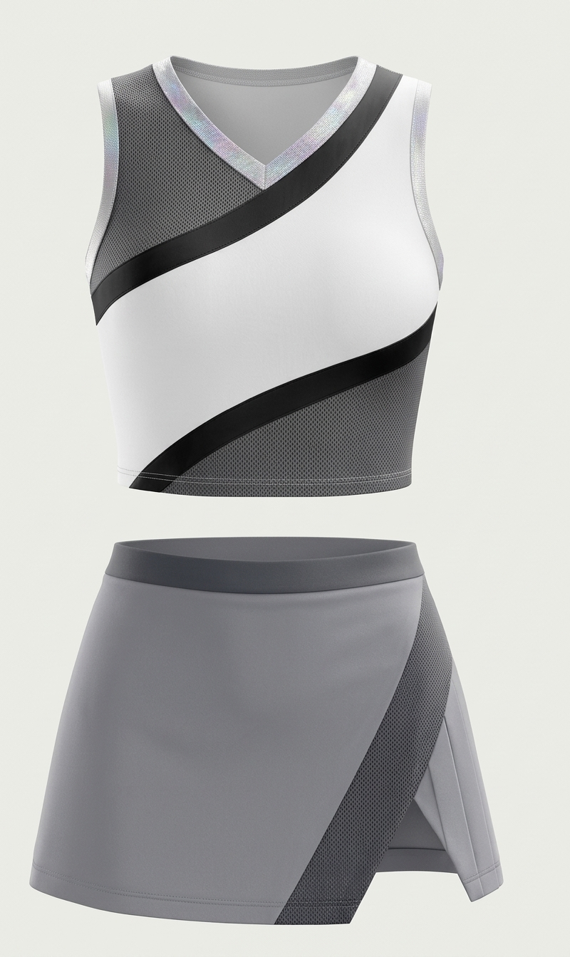 Sublimated custom Cheer Leader uniform 09